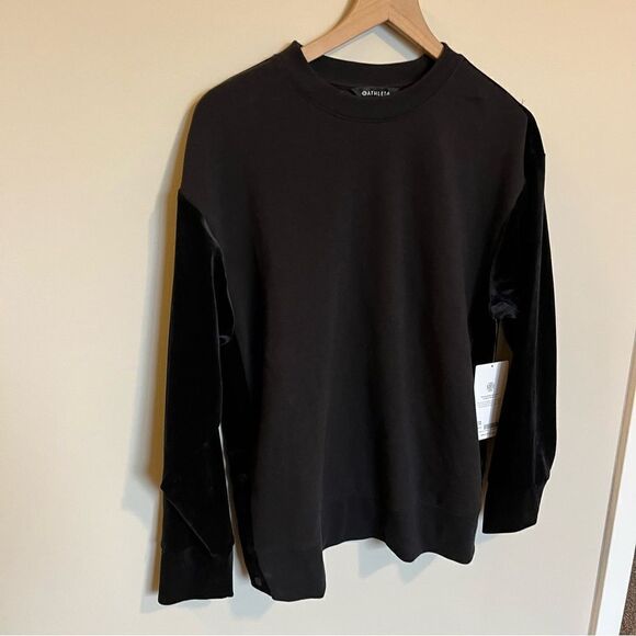 Athleta Retroplush Velvet Crewneck Sweatshirt - Picture 7 of 16